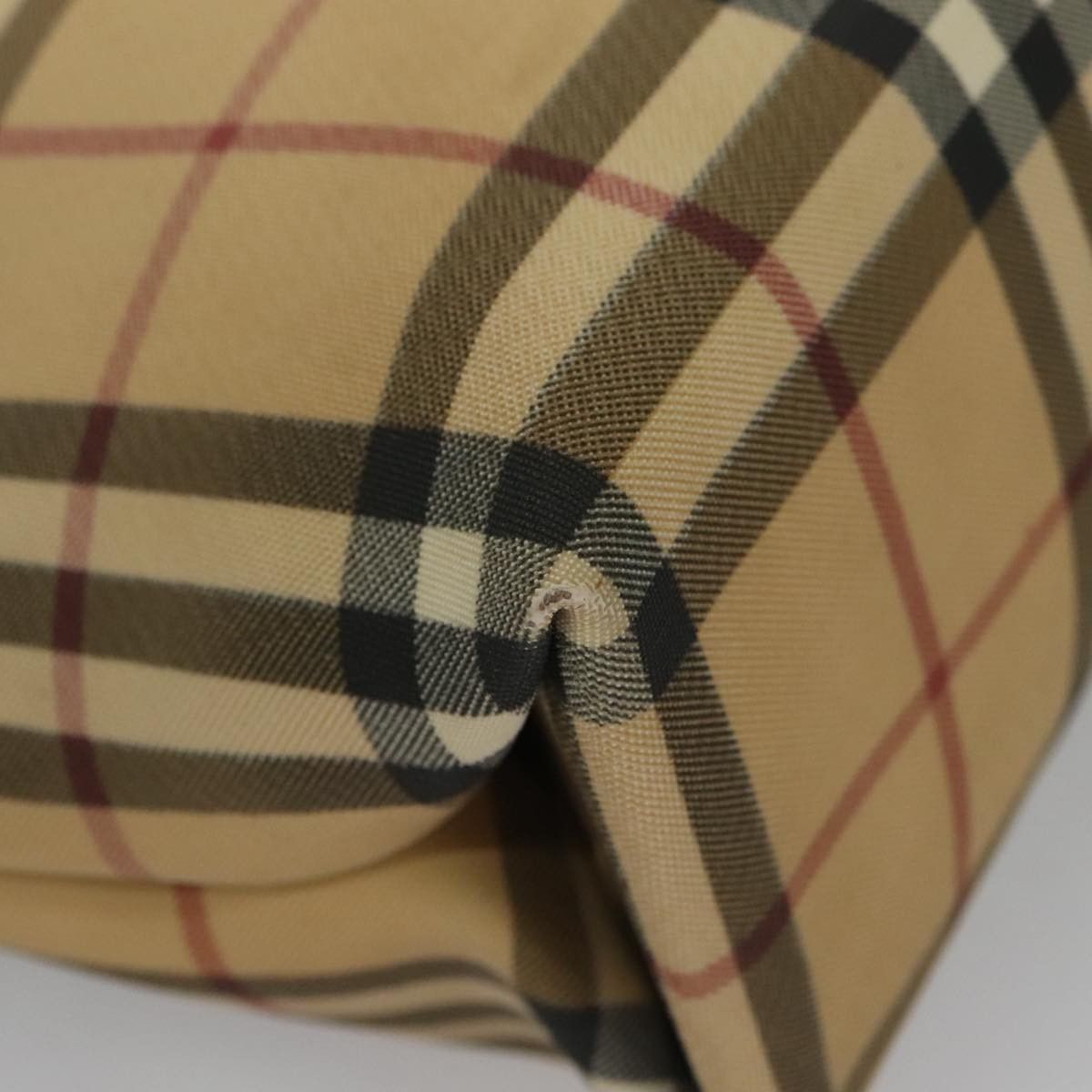 Burberry Nova Check Beige Canvas Tote Bag (Pre-Owned) Size ONE SIZE - 9 Thumbnail