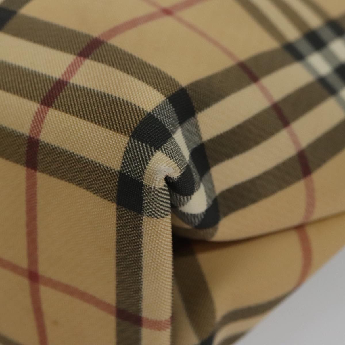 Burberry Nova Check Beige Canvas Tote Bag (Pre-Owned) Size ONE SIZE - 10 Thumbnail