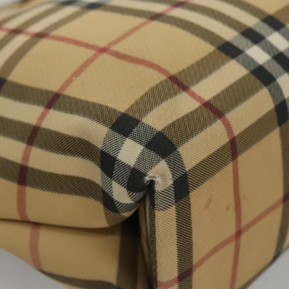 Burberry Nova Check Beige Canvas Tote Bag (Pre-Owned) Size ONE SIZE - 7 Thumbnail
