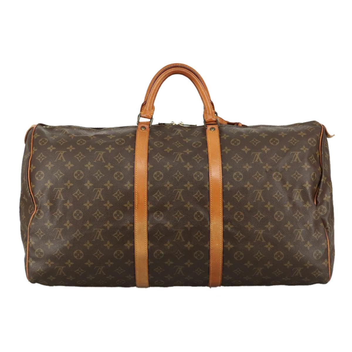 Louis Vuitton Keepall 60 Brown Canvas Travel Bag (Pre-Owned) Size ONE SIZE - 2 Thumbnail