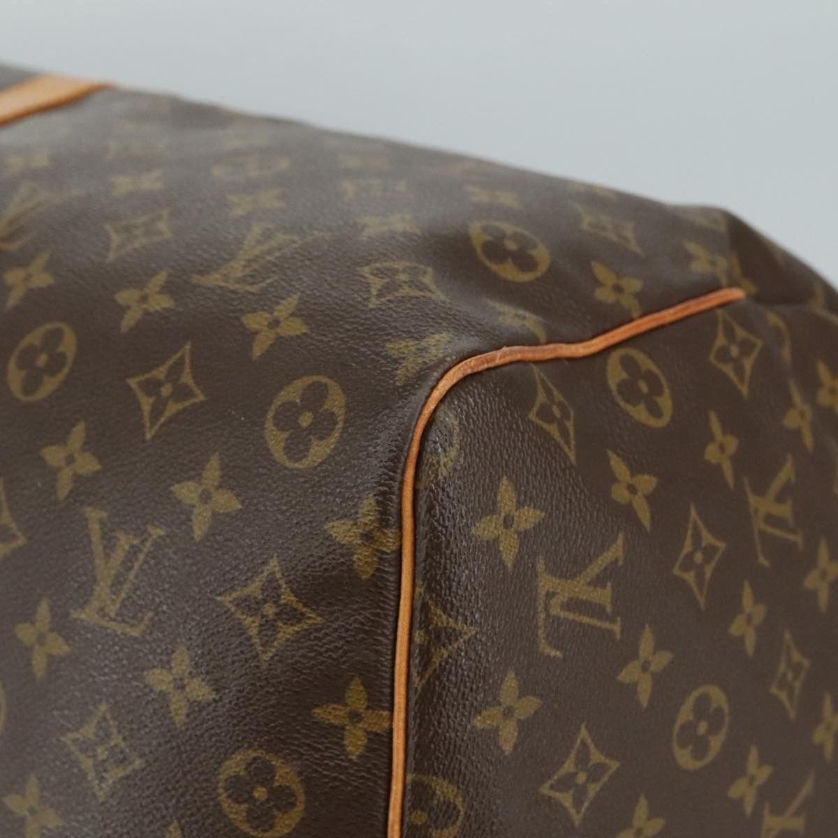 Louis Vuitton Keepall 60 Brown Canvas Travel Bag (Pre-Owned) Size ONE SIZE - 6 Thumbnail