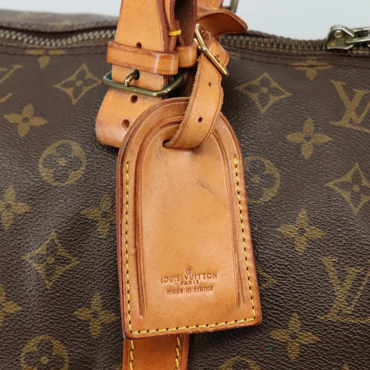 Louis Vuitton Keepall 60 Brown Canvas Travel Bag (Pre-Owned) Size ONE SIZE - 11 Thumbnail