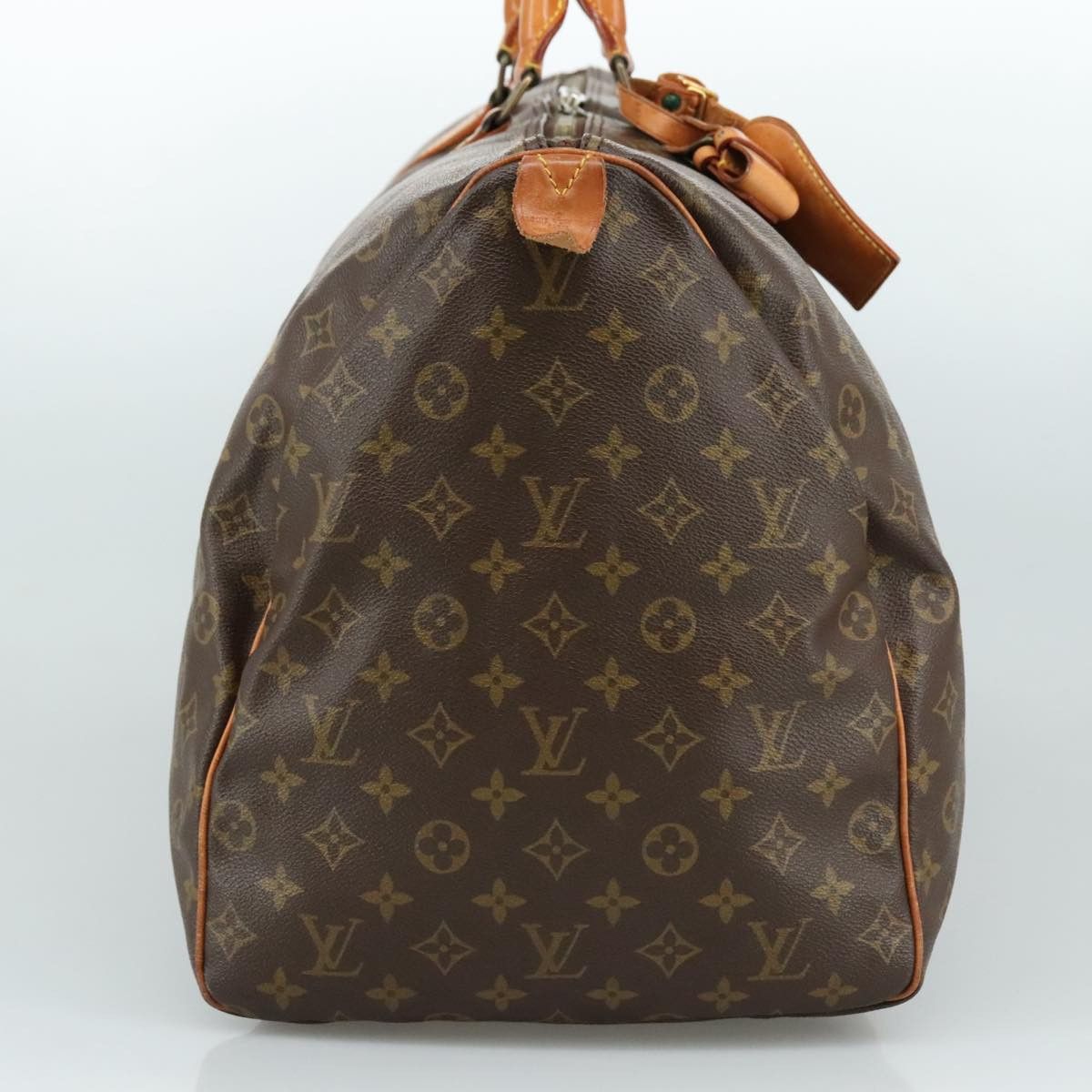 Louis Vuitton Keepall 60 Brown Canvas Travel Bag (Pre-Owned) Size ONE SIZE - 3 Thumbnail