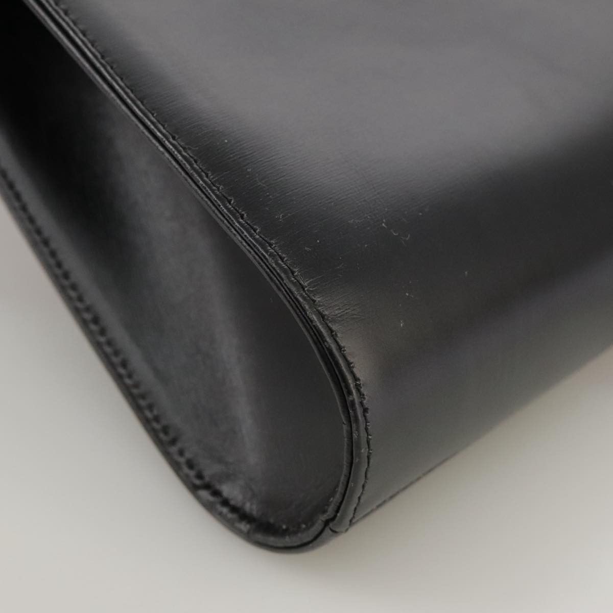 Dior -- Black Leather Handbag (Pre-Owned) Size ONE SIZE - 12 Thumbnail