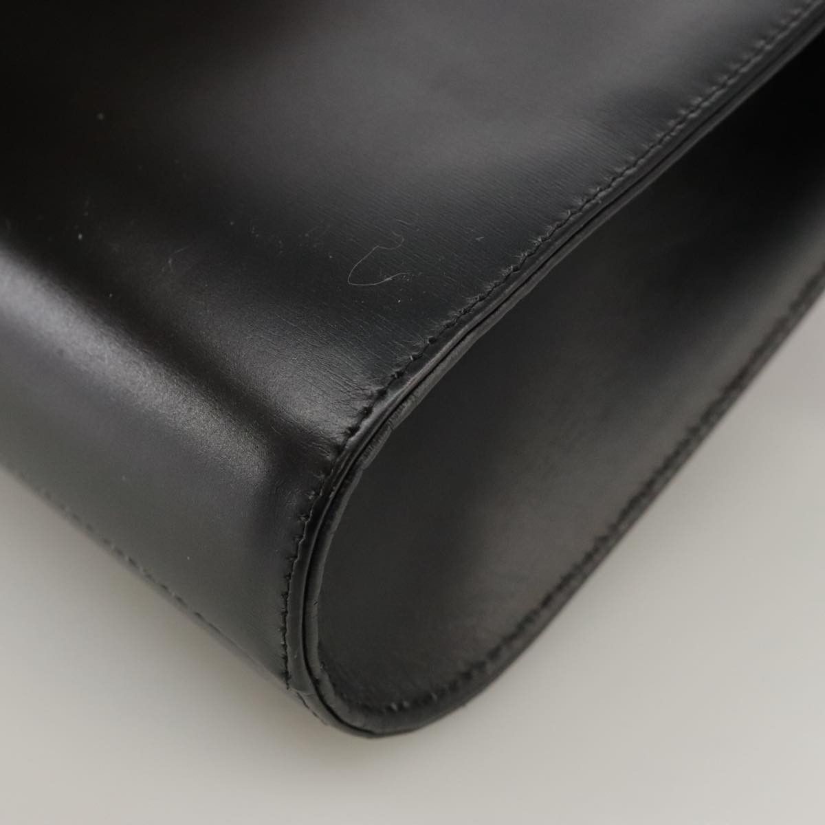 Dior -- Black Leather Handbag (Pre-Owned) Size ONE SIZE - 13 Thumbnail