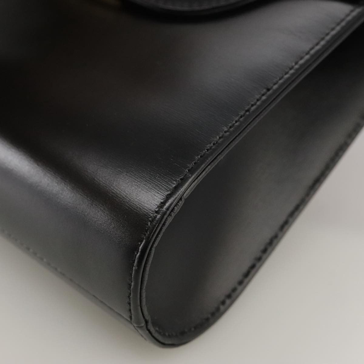 Dior -- Black Leather Handbag (Pre-Owned) Size ONE SIZE - 11 Thumbnail