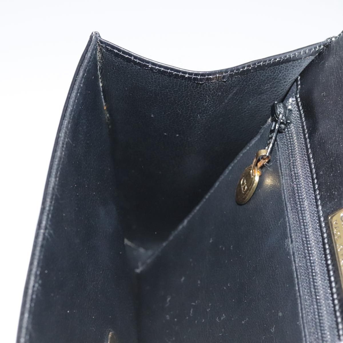 Dior -- Black Leather Handbag (Pre-Owned) Size ONE SIZE - 19 Thumbnail