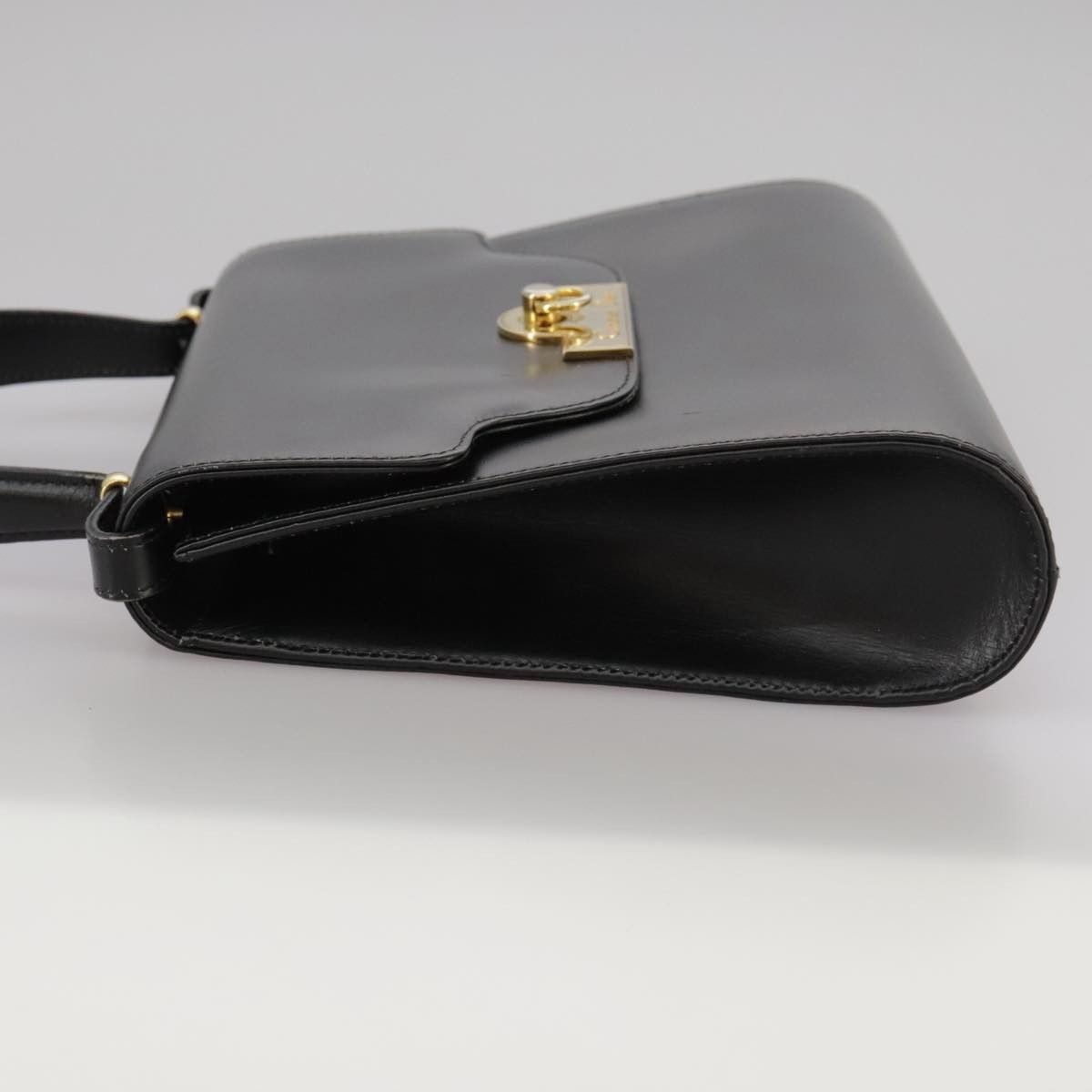 Dior -- Black Leather Handbag (Pre-Owned) Size ONE SIZE - 4 Thumbnail