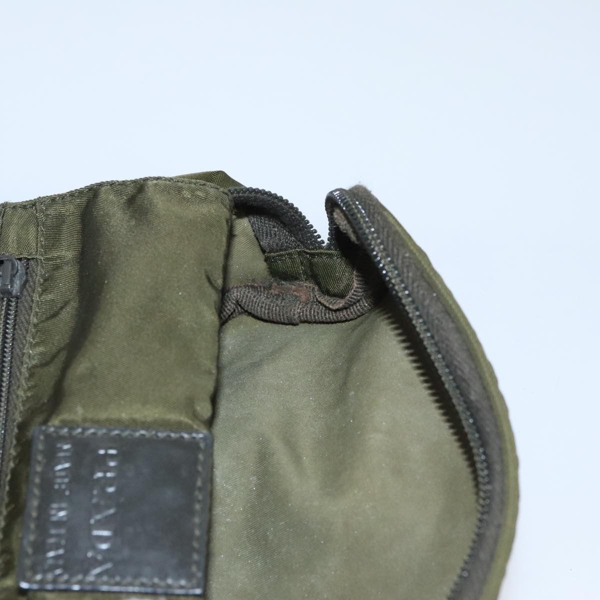 Prada Re-Nylon Khaki Synthetic Clutch Bag (Pre-Owned) Size ONE SIZE - 19 Thumbnail