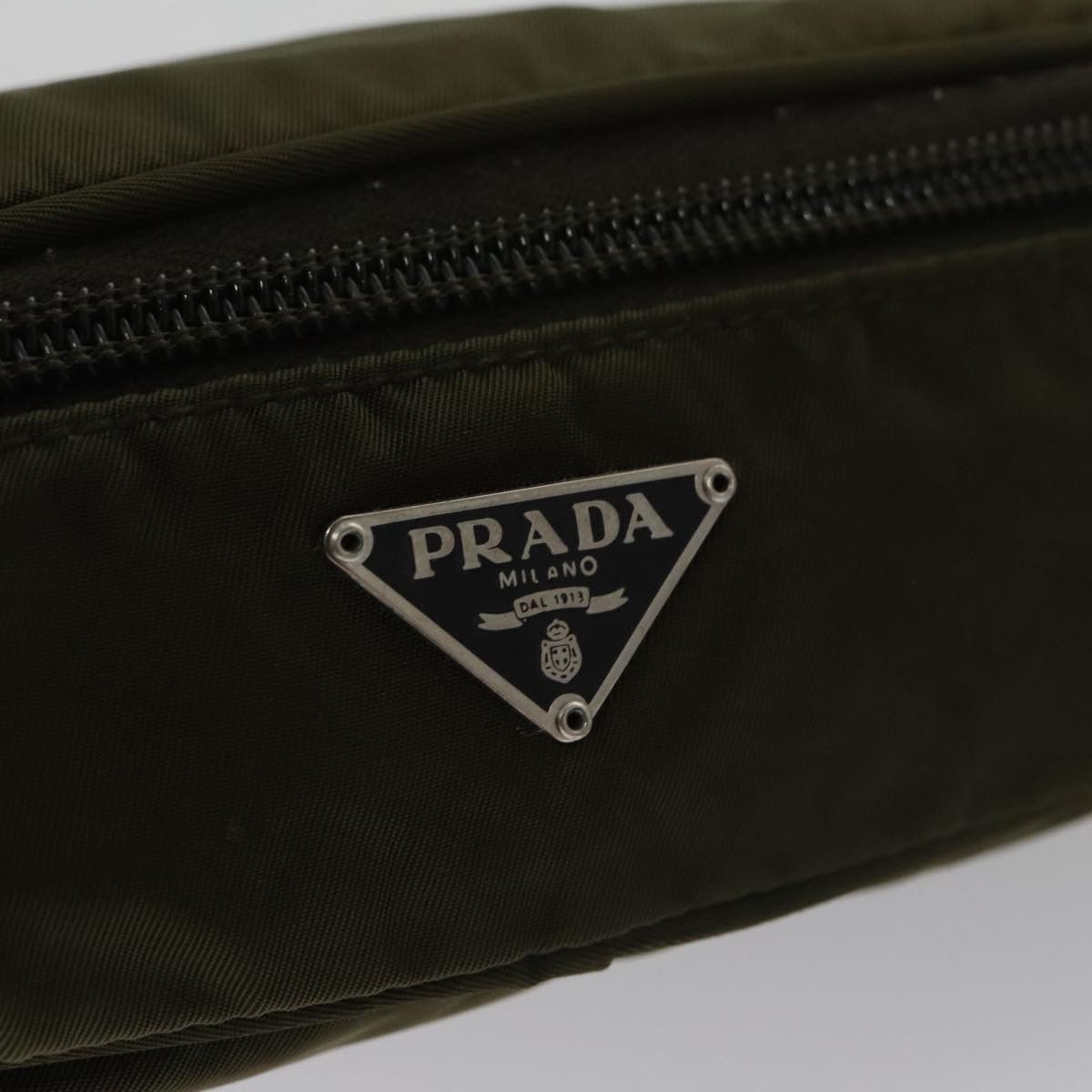 Prada Re-Nylon Khaki Synthetic Clutch Bag (Pre-Owned) Size ONE SIZE - 17 Thumbnail