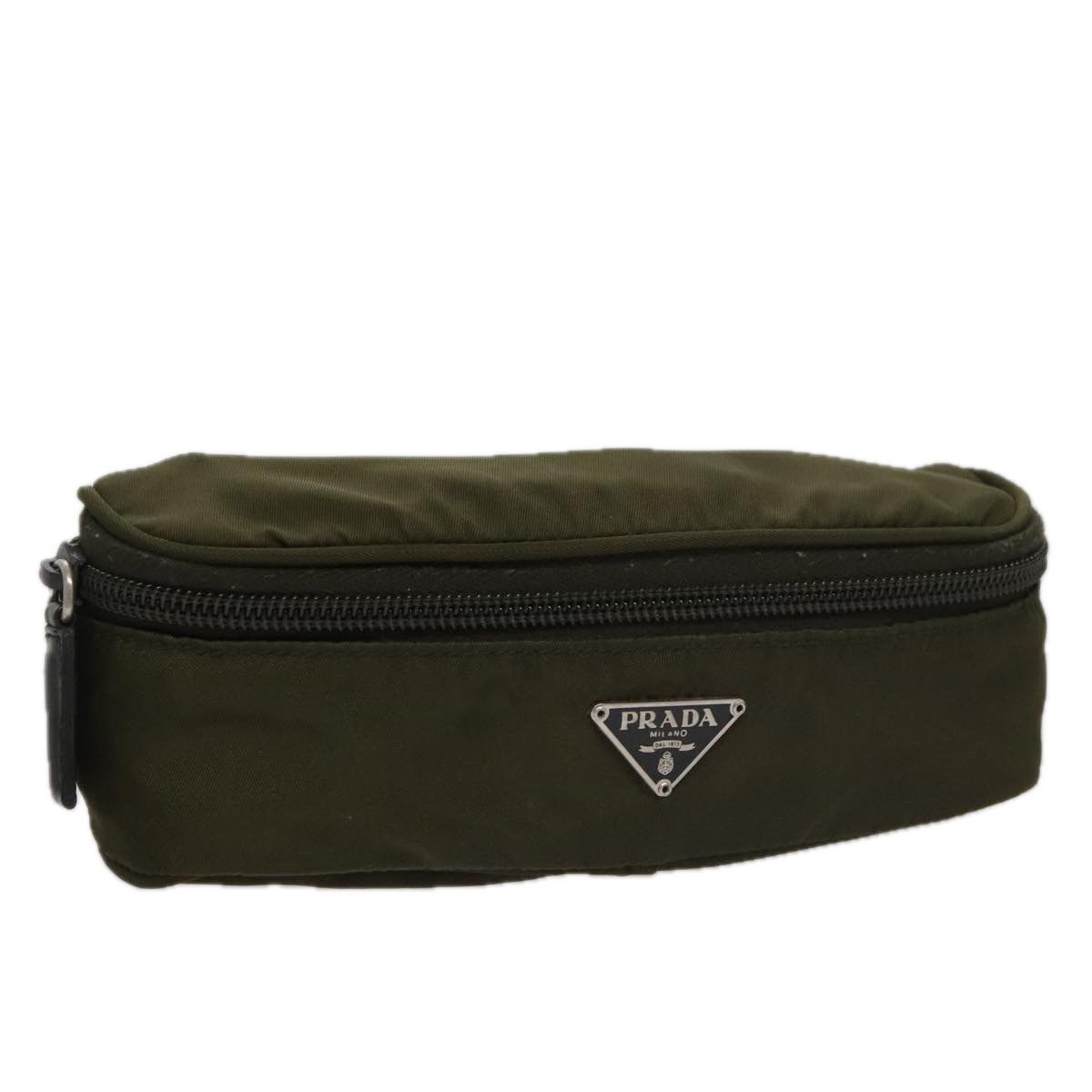 Prada Re-Nylon Khaki Synthetic Clutch Bag (Pre-Owned) Size ONE SIZE - 14 Thumbnail