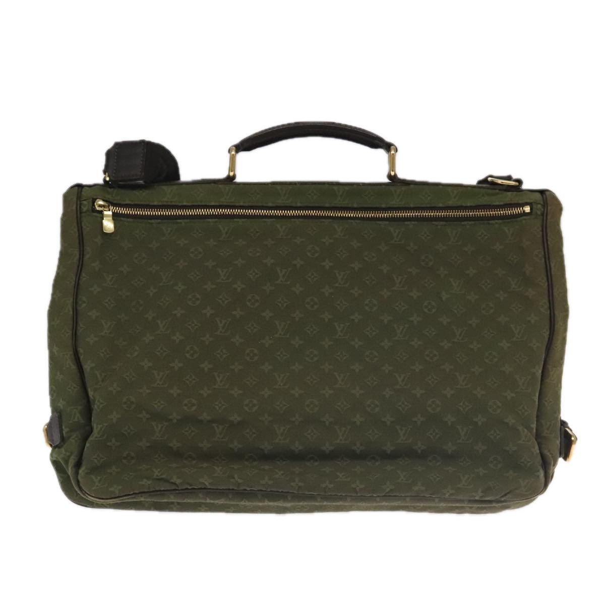 Louis Vuitton Denise Khaki Canvas Shoulder Bag (Pre-Owned) Size ONE SIZE - 2 Thumbnail