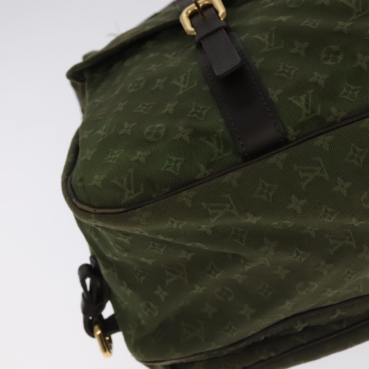 Louis Vuitton Denise Khaki Canvas Shoulder Bag (Pre-Owned) Size ONE SIZE - 12 Thumbnail