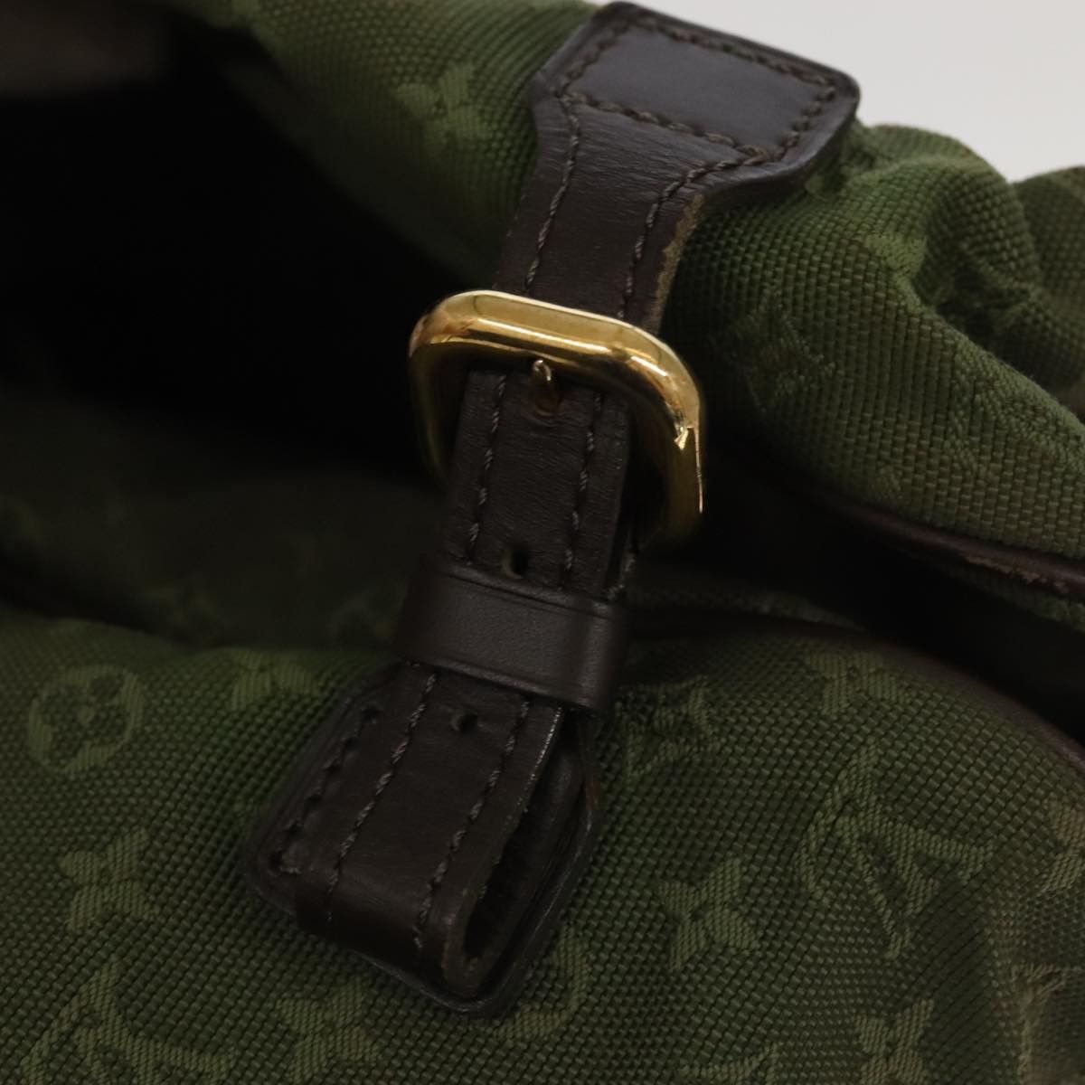 Louis Vuitton Denise Khaki Canvas Shoulder Bag (Pre-Owned) Size ONE SIZE - 15 Thumbnail