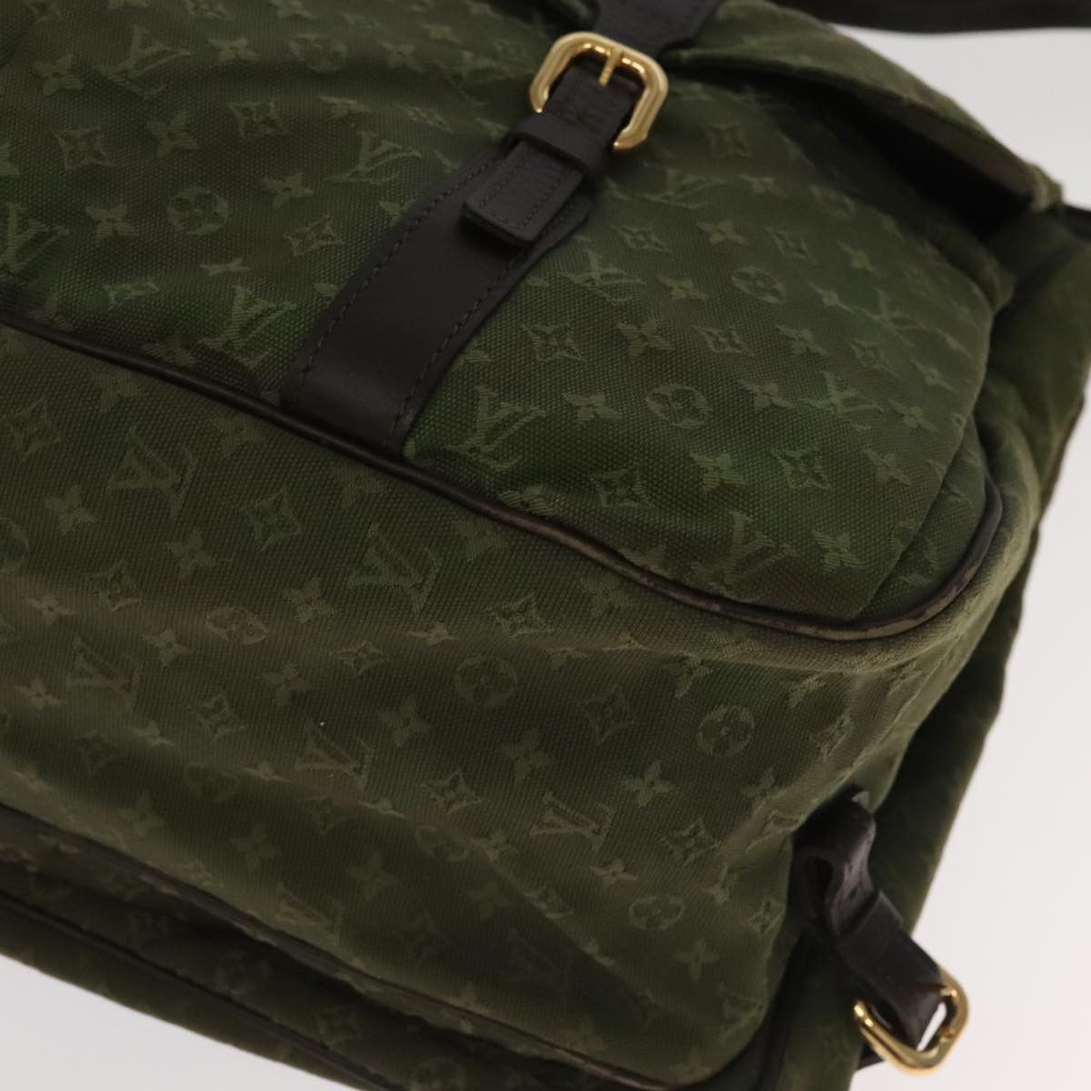 Louis Vuitton Denise Khaki Canvas Shoulder Bag (Pre-Owned) Size ONE SIZE - 11 Thumbnail