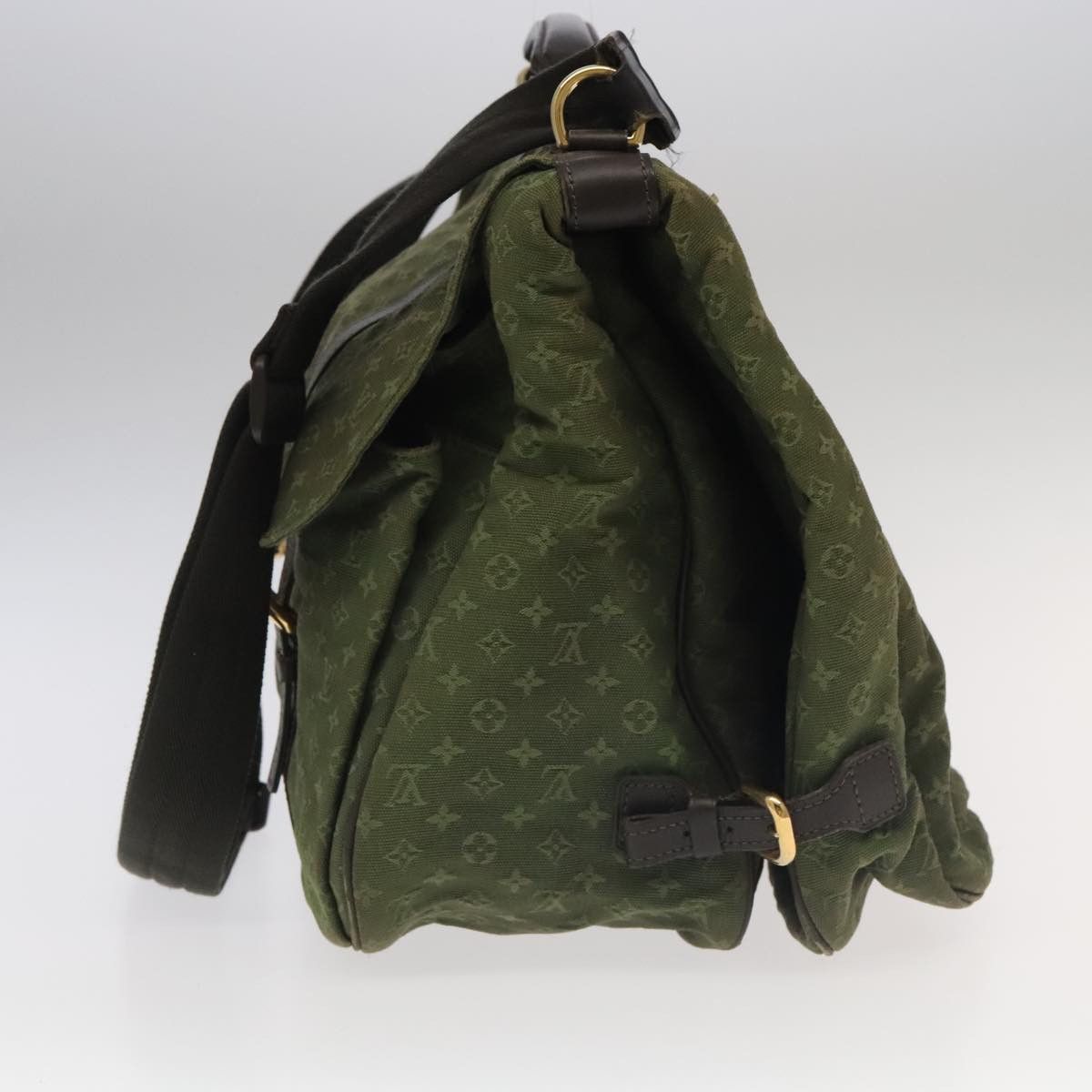 Louis Vuitton Denise Khaki Canvas Shoulder Bag (Pre-Owned) Size ONE SIZE - 3 Thumbnail