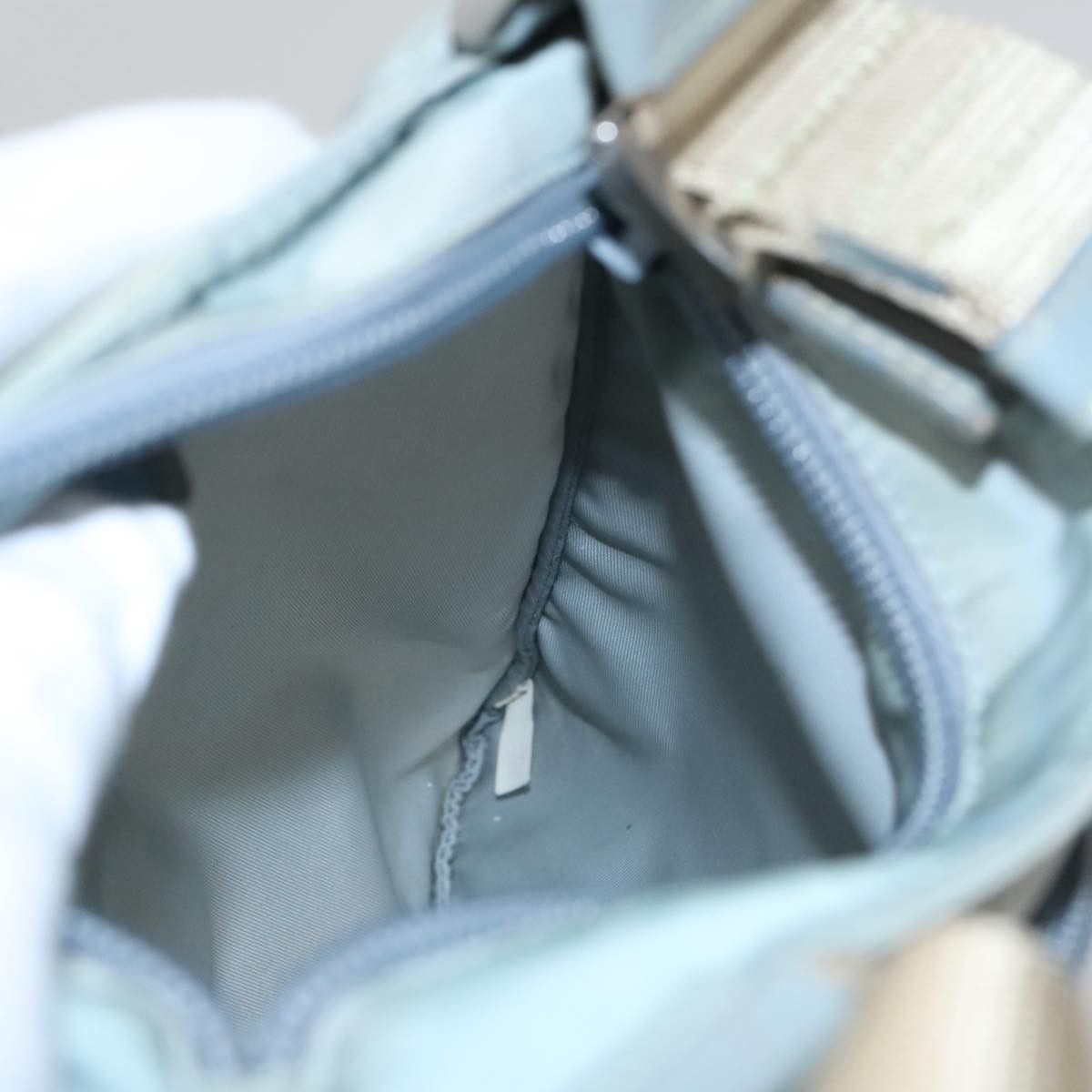 Prada Blue Synthetic Shoulder Bag (Pre-Owned) Size ONE SIZE - 20 Thumbnail