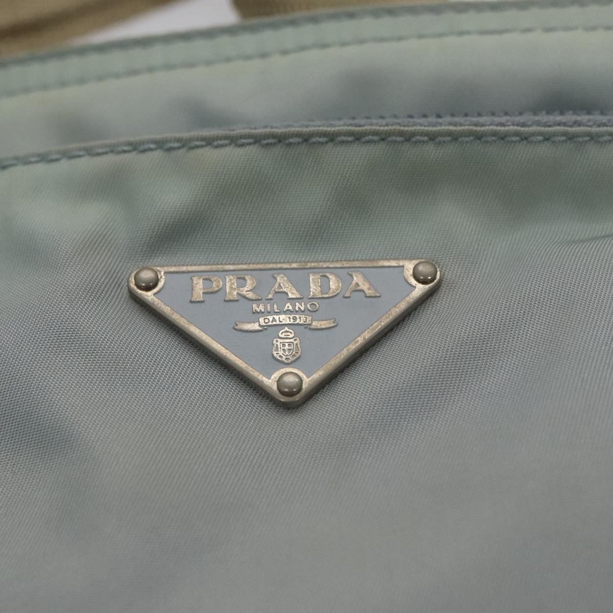 Prada Blue Synthetic Shoulder Bag (Pre-Owned) Size ONE SIZE - 10 Thumbnail