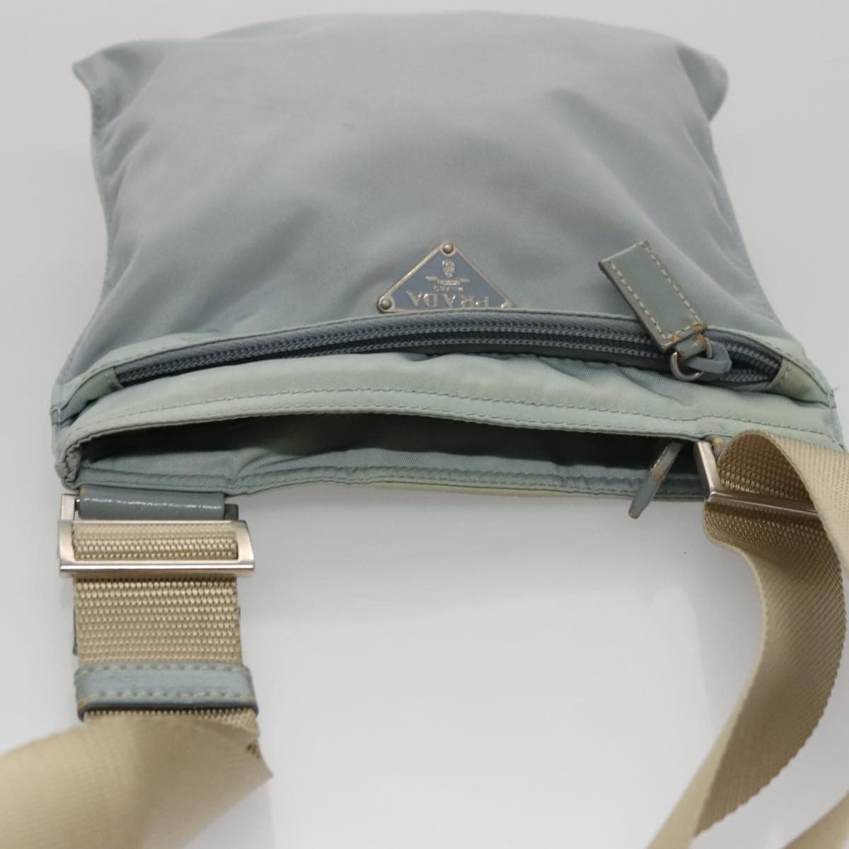 Prada Blue Synthetic Shoulder Bag (Pre-Owned) Size ONE SIZE - 16 Thumbnail