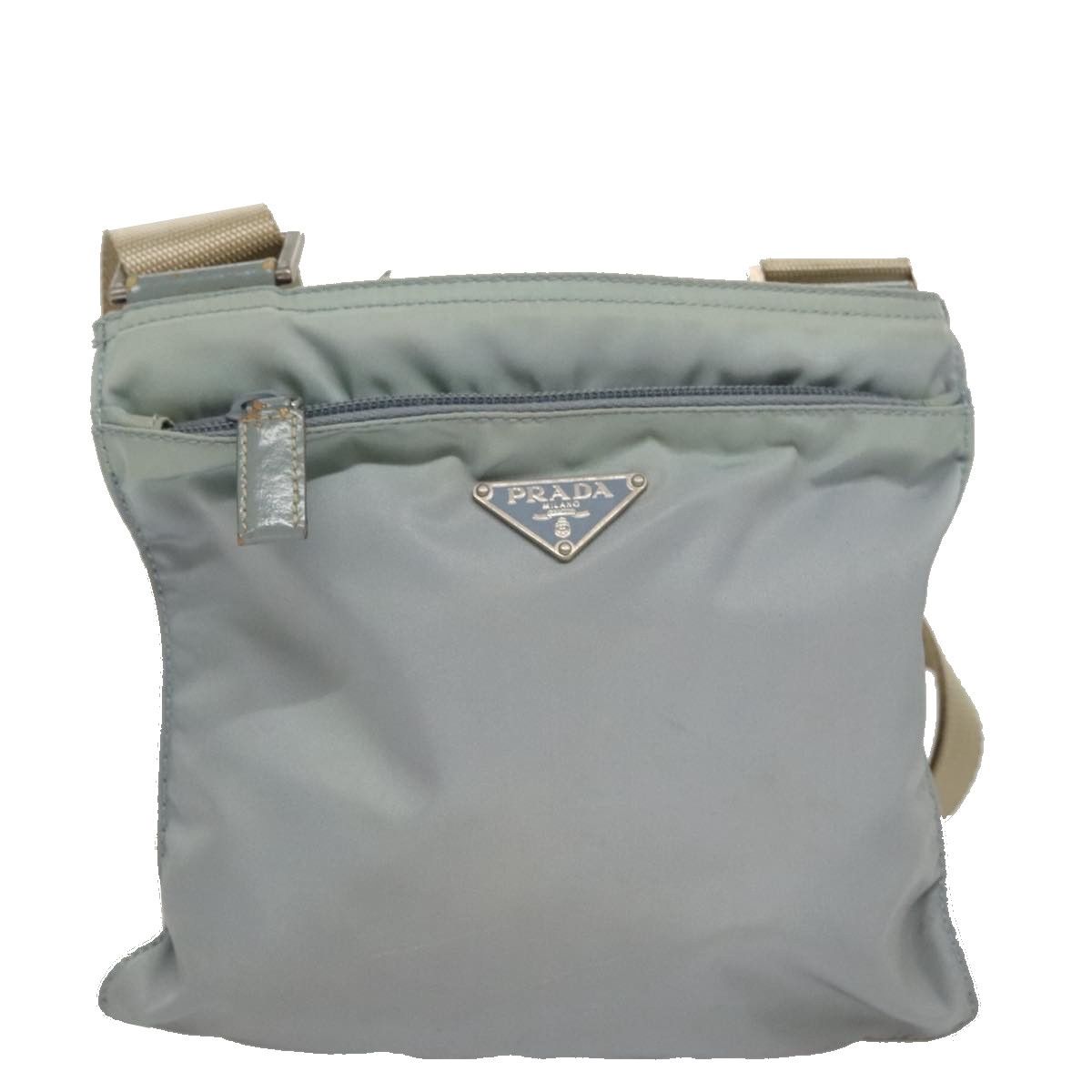 Prada Blue Synthetic Shoulder Bag (Pre-Owned) Size ONE SIZE - 15 Thumbnail