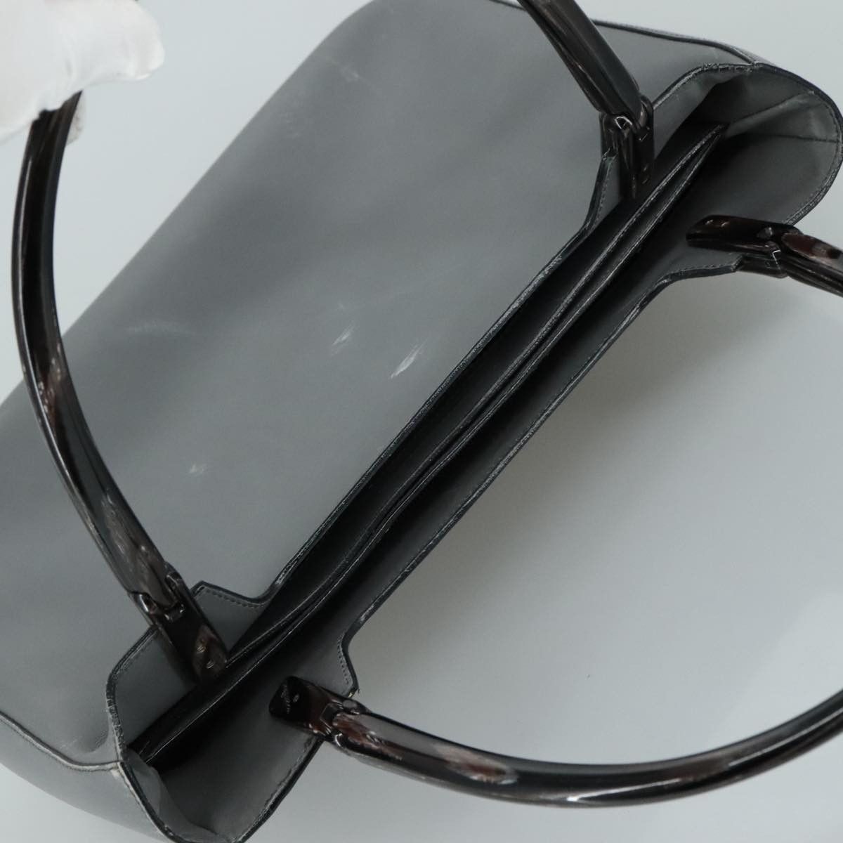 Prada Grey Leather Tote Bag (Pre-Owned) Size ONE SIZE - 15 Thumbnail
