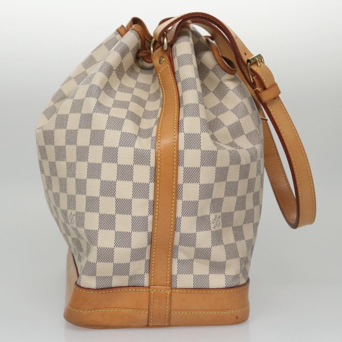 Louis Vuitton Noe White Canvas Shoulder Bag (Pre-Owned) Size ONE SIZE - 4 Thumbnail