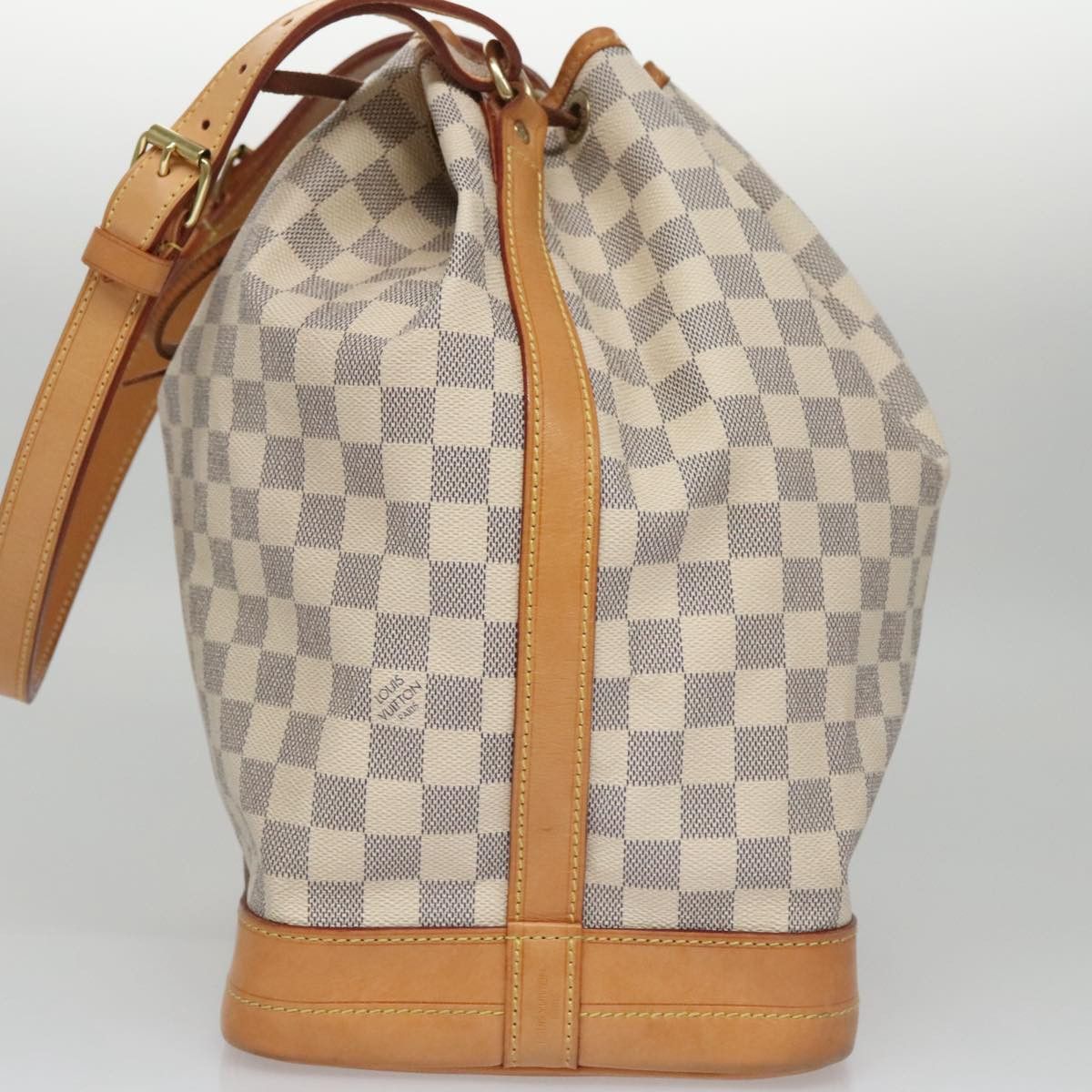 Louis Vuitton Noe White Canvas Shoulder Bag (Pre-Owned) Size ONE SIZE - 3 Thumbnail