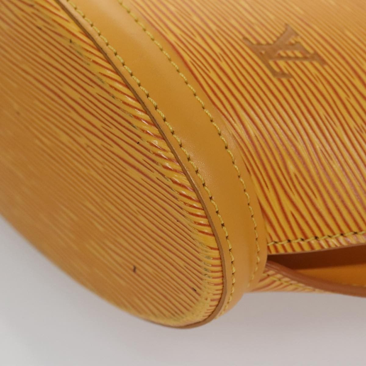 Louis Vuitton Saint Jacques Yellow Leather Handbag (Pre-Owned) Size ONE SIZE - 9 Thumbnail