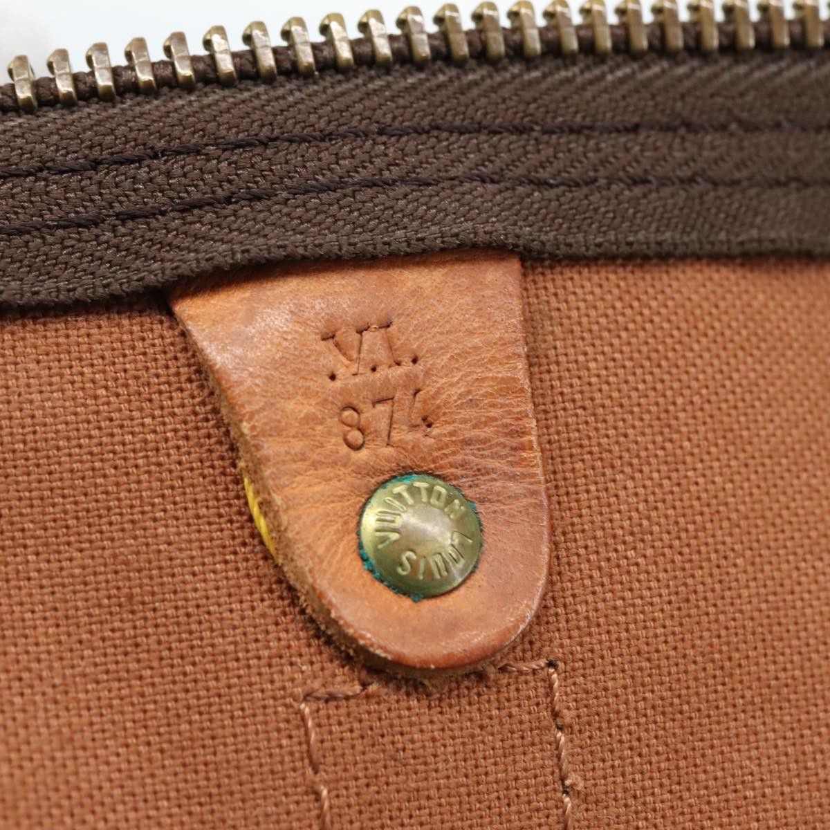Louis Vuitton Keepall Bandoulière 60 Brown Canvas Travel Bag (Pre-Owned) Size ONE SIZE - 18 Thumbnail