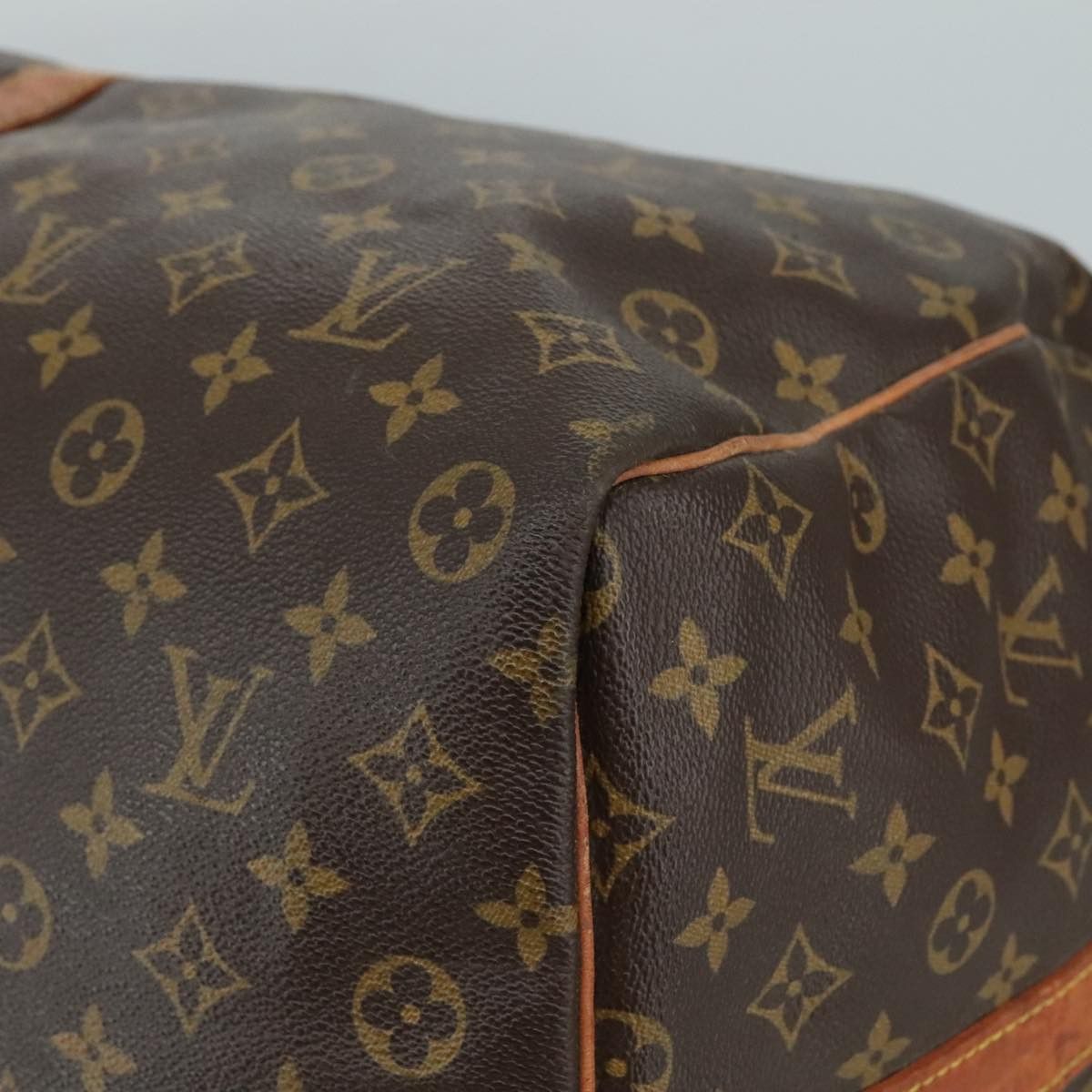 Louis Vuitton Keepall Bandoulière 60 Brown Canvas Travel Bag (Pre-Owned) Size ONE SIZE - 8 Thumbnail