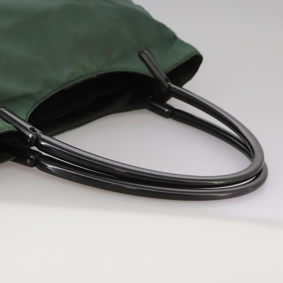 Prada Tessuto Green Synthetic Tote Bag (Pre-Owned) Size ONE SIZE - 6 Thumbnail