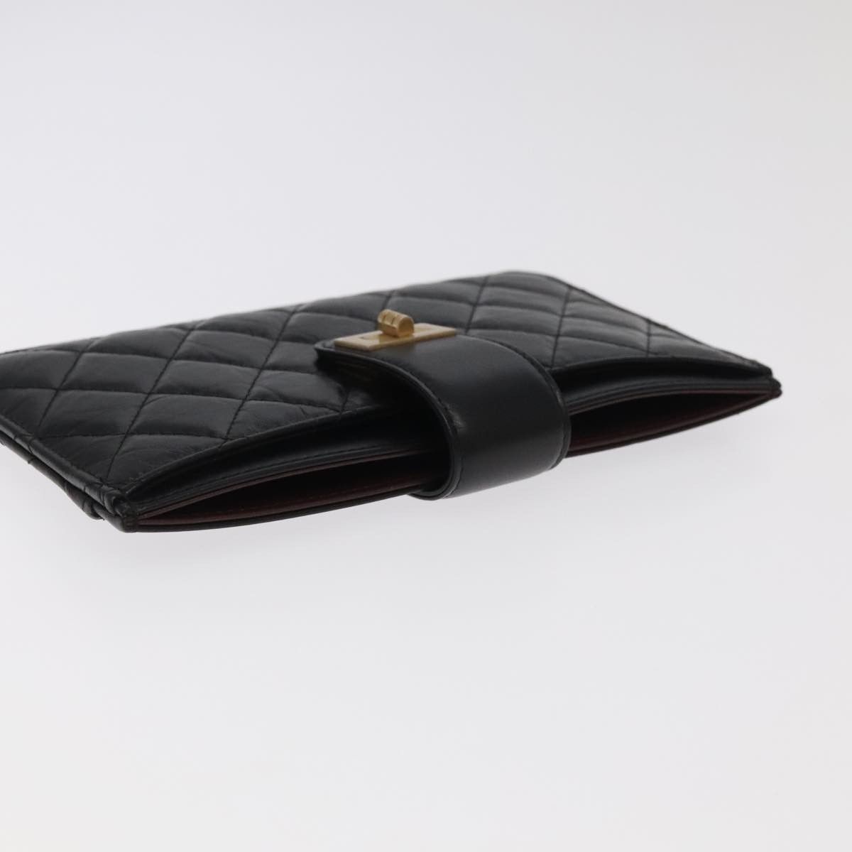 Chanel 2,55 Black Leather Wallet (Pre-Owned) Size ONE SIZE - 4 Thumbnail