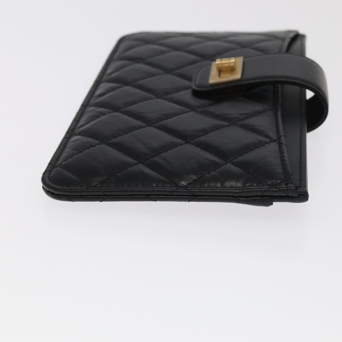 Chanel 2,55 Black Leather Wallet (Pre-Owned) Size ONE SIZE - 3 Thumbnail