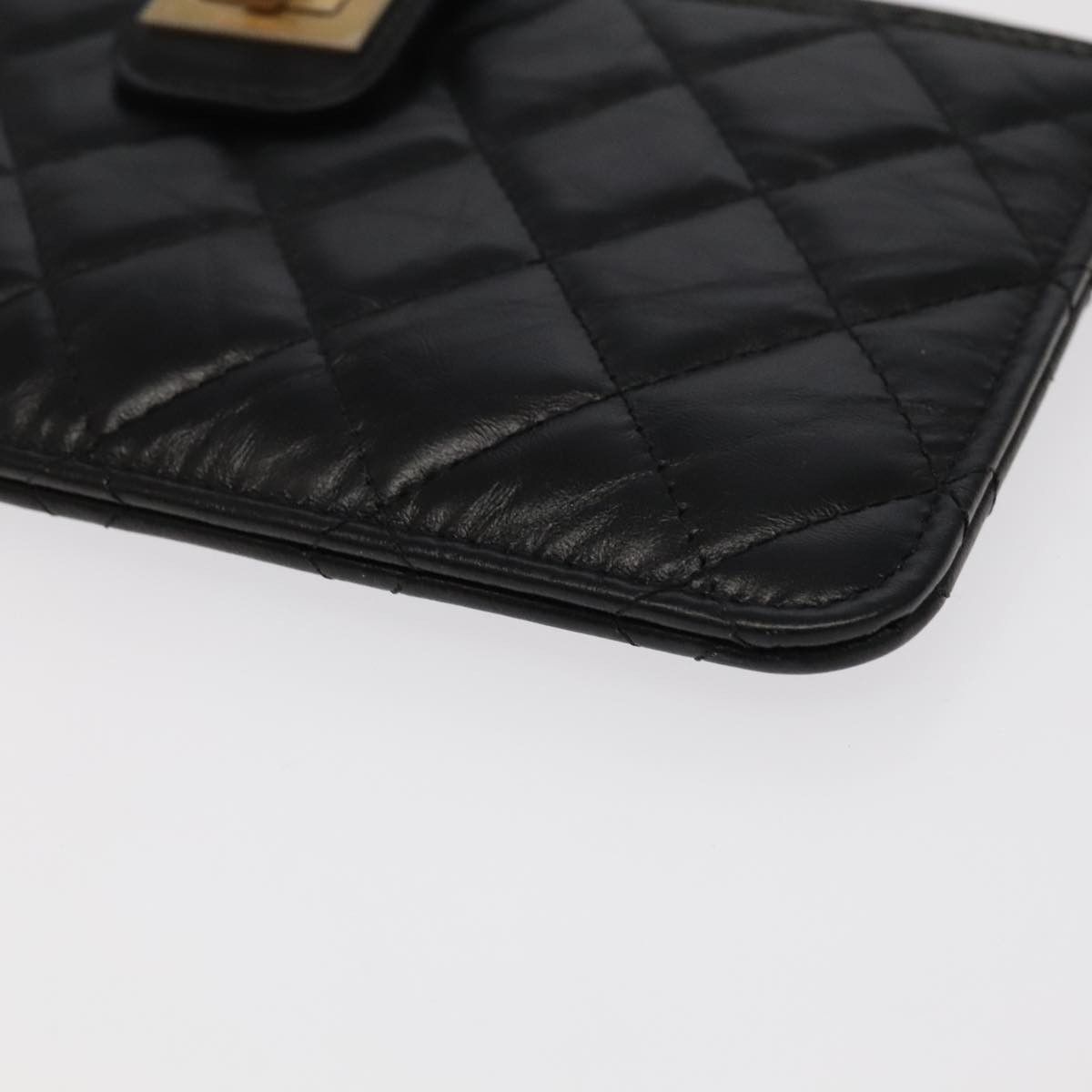 Chanel 2,55 Black Leather Wallet (Pre-Owned) Size ONE SIZE - 13 Thumbnail