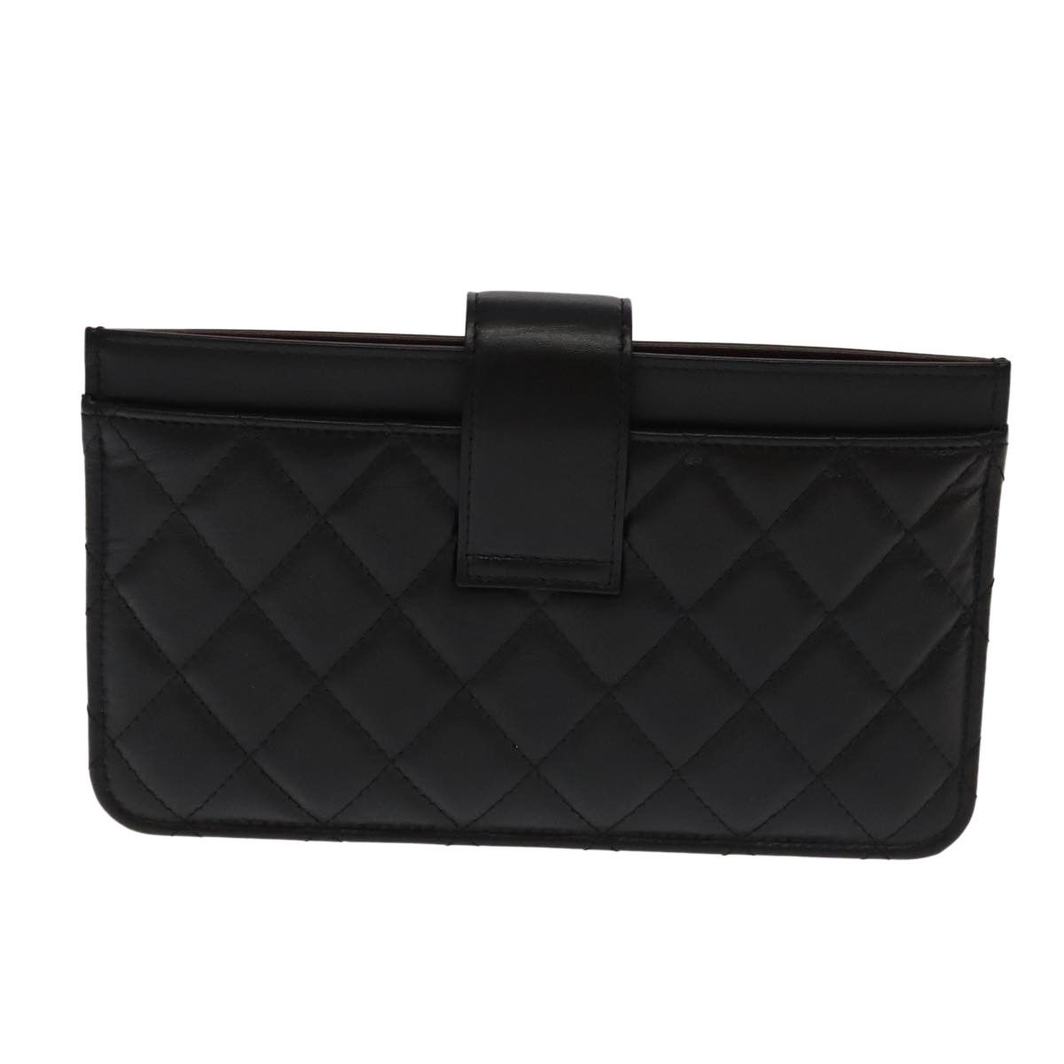 Chanel 2,55 Black Leather Wallet (Pre-Owned) Size ONE SIZE - 2 Thumbnail