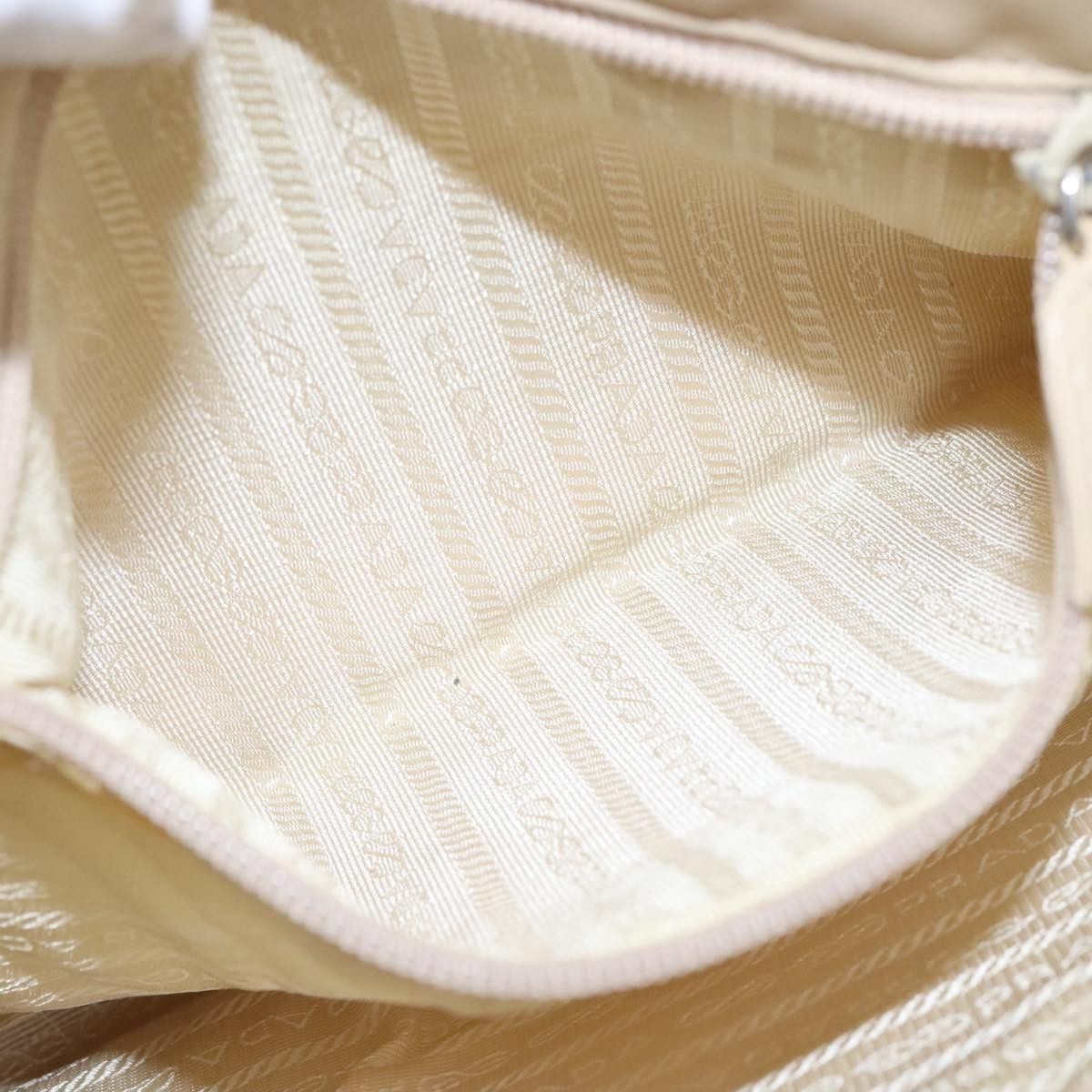 Prada Tessuto Beige Synthetic Tote Bag (Pre-Owned) Size ONE SIZE - 13 Thumbnail