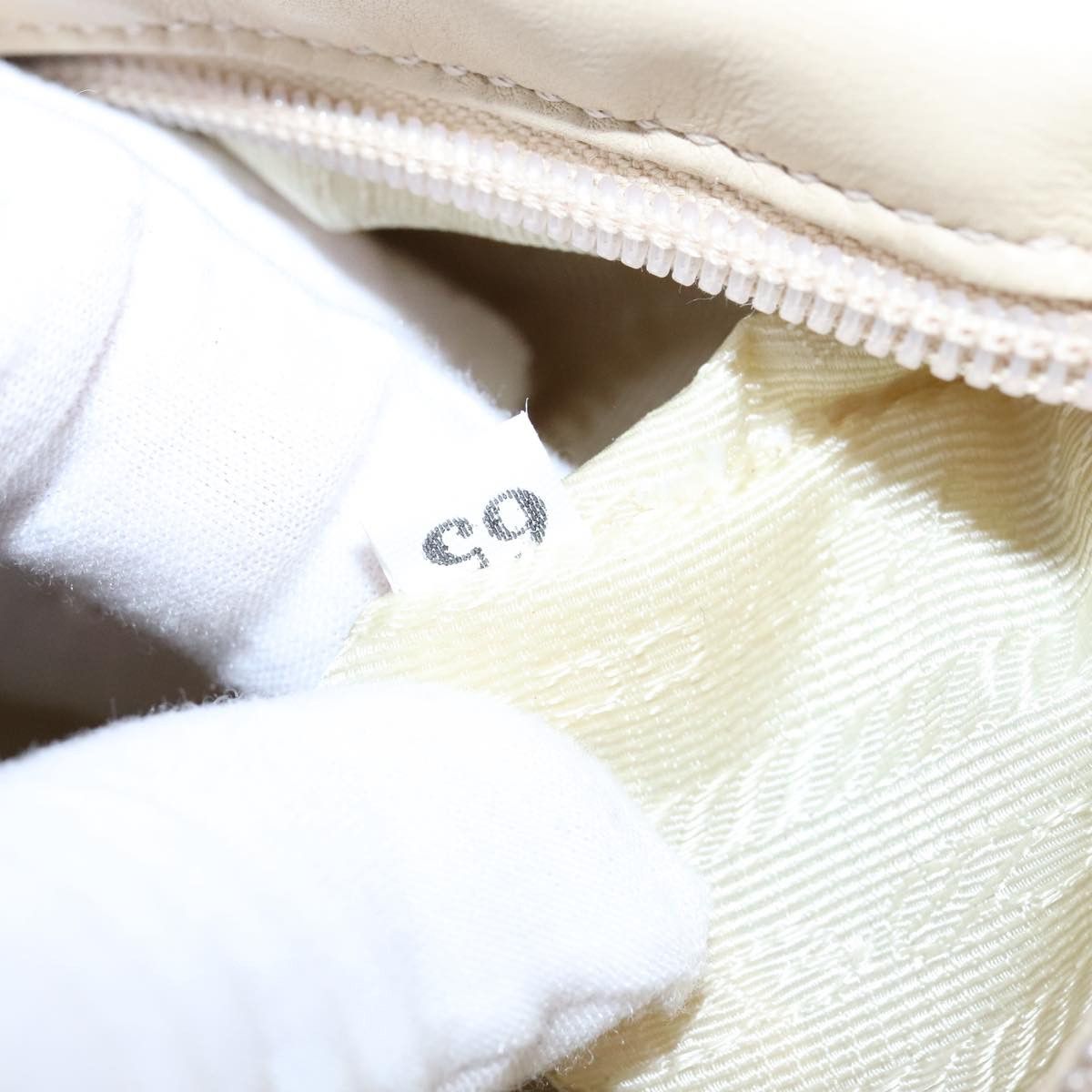 Prada Tessuto Beige Synthetic Tote Bag (Pre-Owned) Size ONE SIZE - 9 Thumbnail