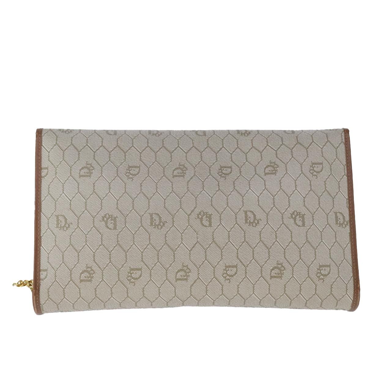 Dior Honeycomb Beige Canvas Shoulder Bag (Pre-Owned) Size ONE SIZE - 2 Thumbnail
