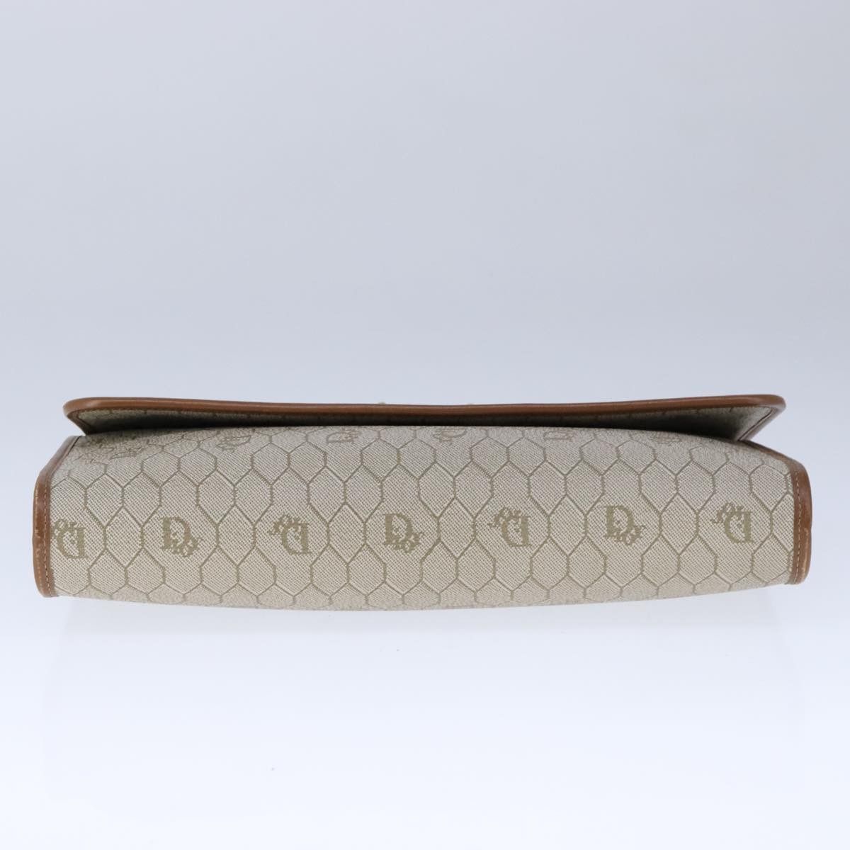 Dior Honeycomb Beige Canvas Shoulder Bag (Pre-Owned) Size ONE SIZE - 6 Thumbnail