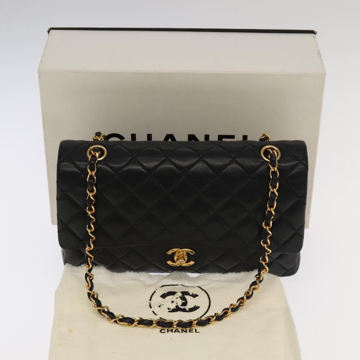 Chanel Timeless 26 Black Leather Shoulder Bag (Pre-Owned) Size ONE SIZE - 19 Thumbnail