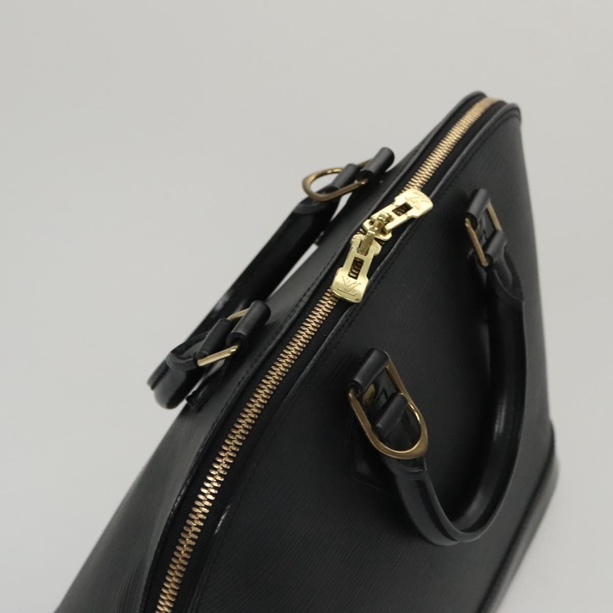 Louis Vuitton Alma Black Leather Handbag (Pre-Owned) Size ONE SIZE - 5 Thumbnail