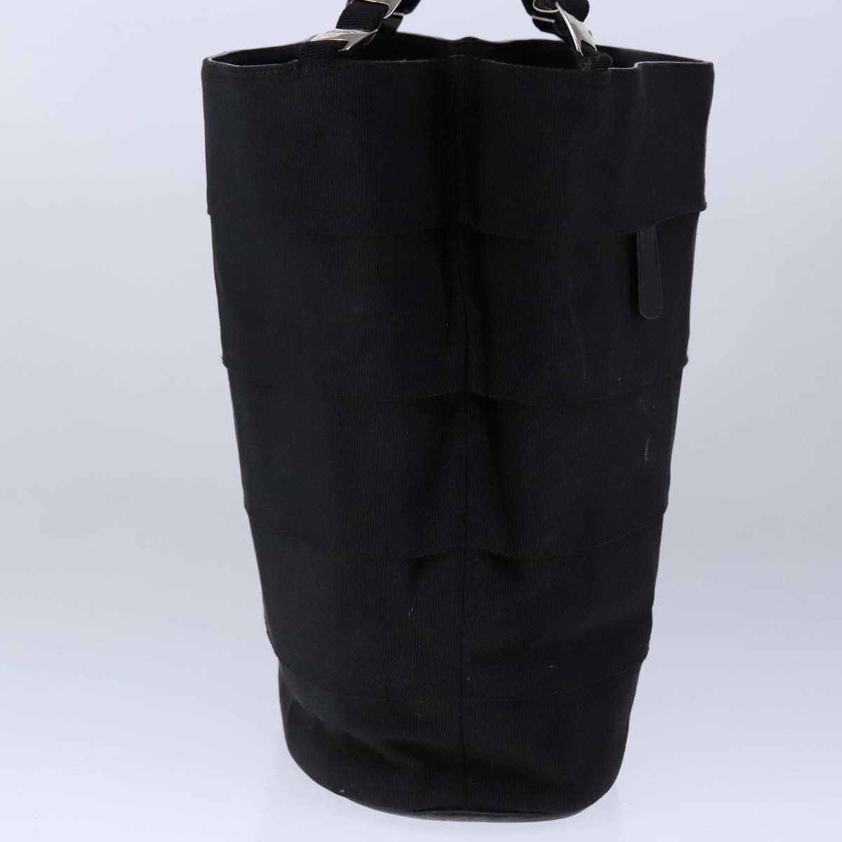 Salvatore Ferragamo Vara Black Canvas Tote Bag (Pre-Owned) Size ONE SIZE - 3 Thumbnail