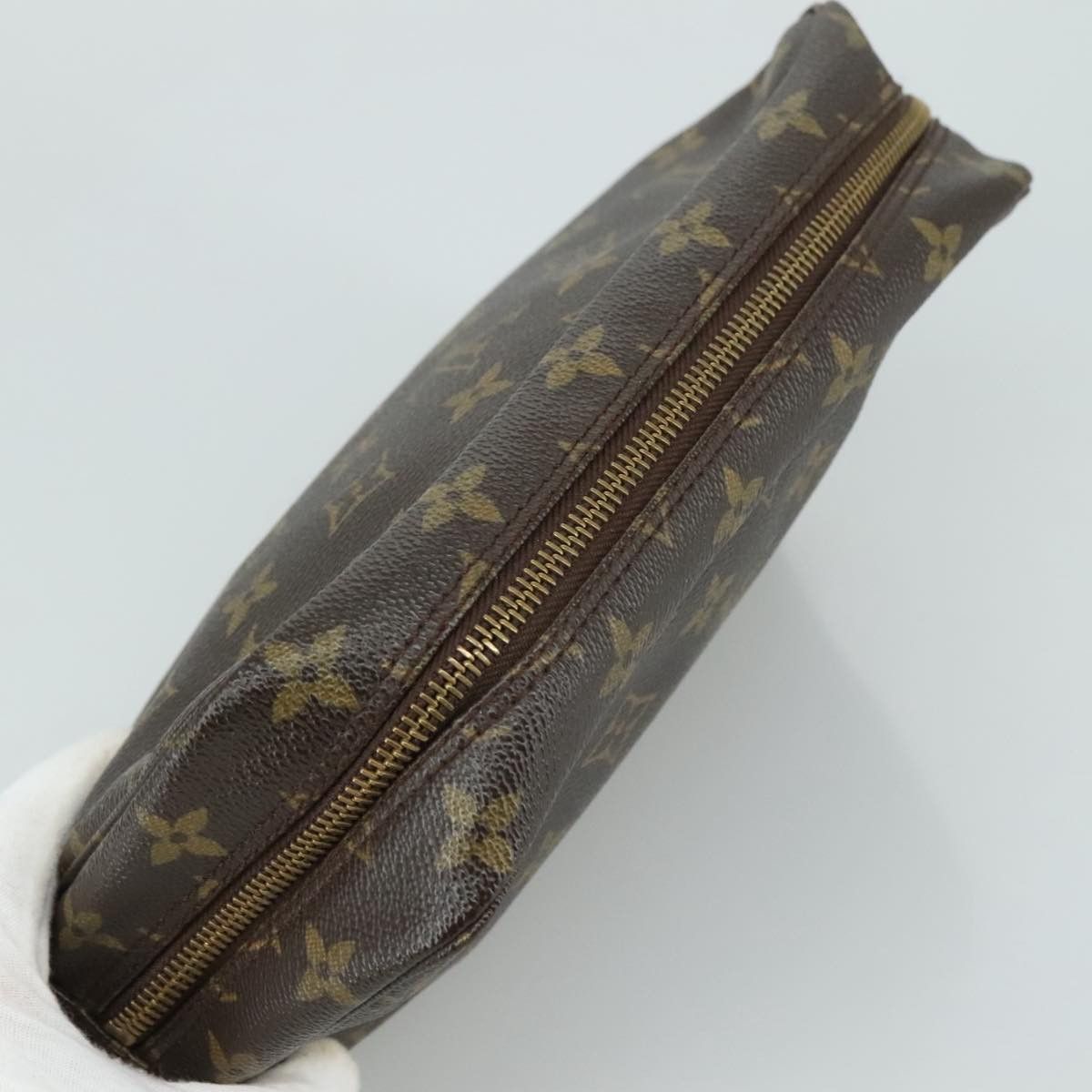 Louis Vuitton Trousse De Toilette Brown Canvas Clutch Bag (Pre-Owned) Size ONE SIZE - 5 Thumbnail