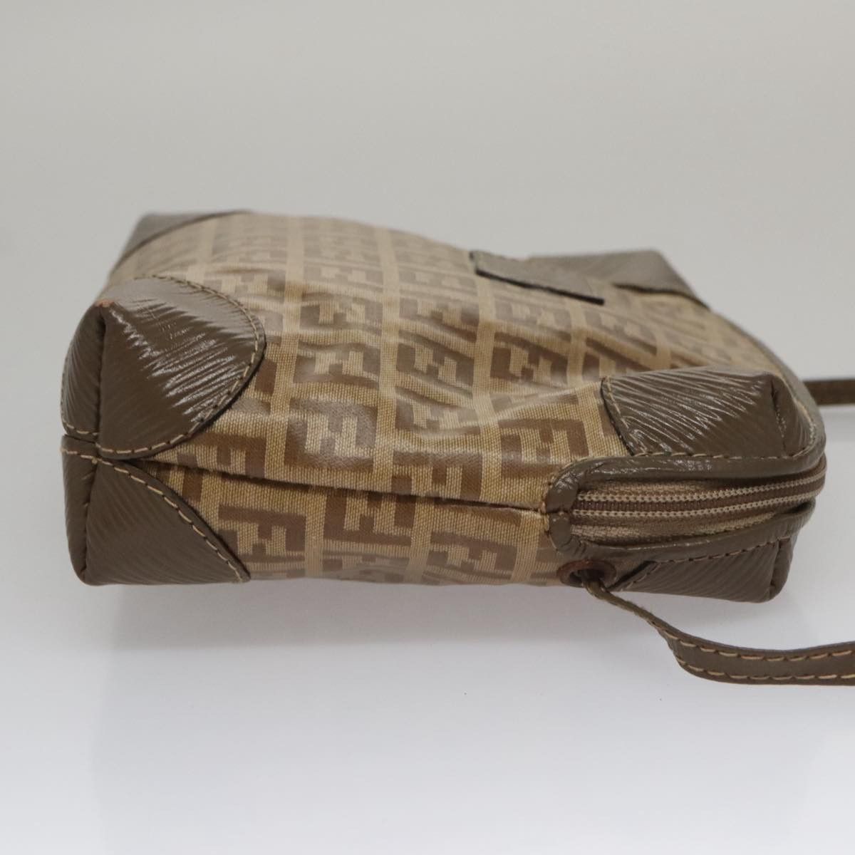 Fendi Beige Canvas Shoulder Bag (Pre-Owned) Size ONE SIZE - 3 Thumbnail