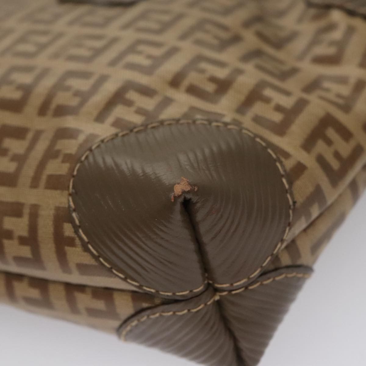 Fendi Beige Canvas Shoulder Bag (Pre-Owned) Size ONE SIZE - 9 Thumbnail