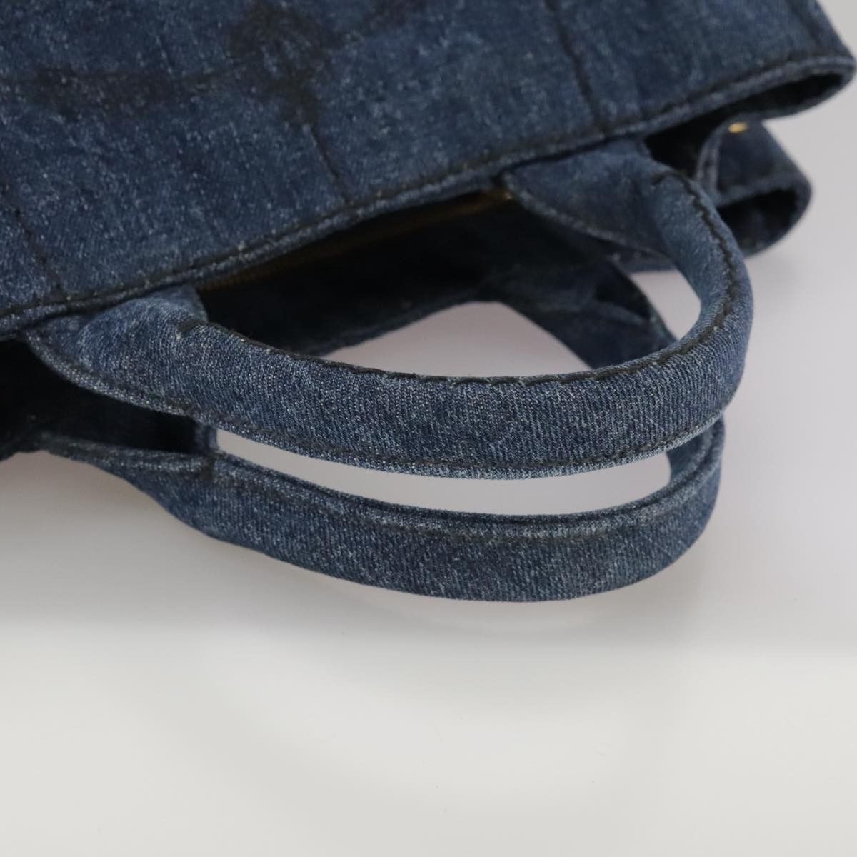 Prada Canapa Navy Denim - Jeans Handbag (Pre-Owned) Size ONE SIZE - 5 Thumbnail