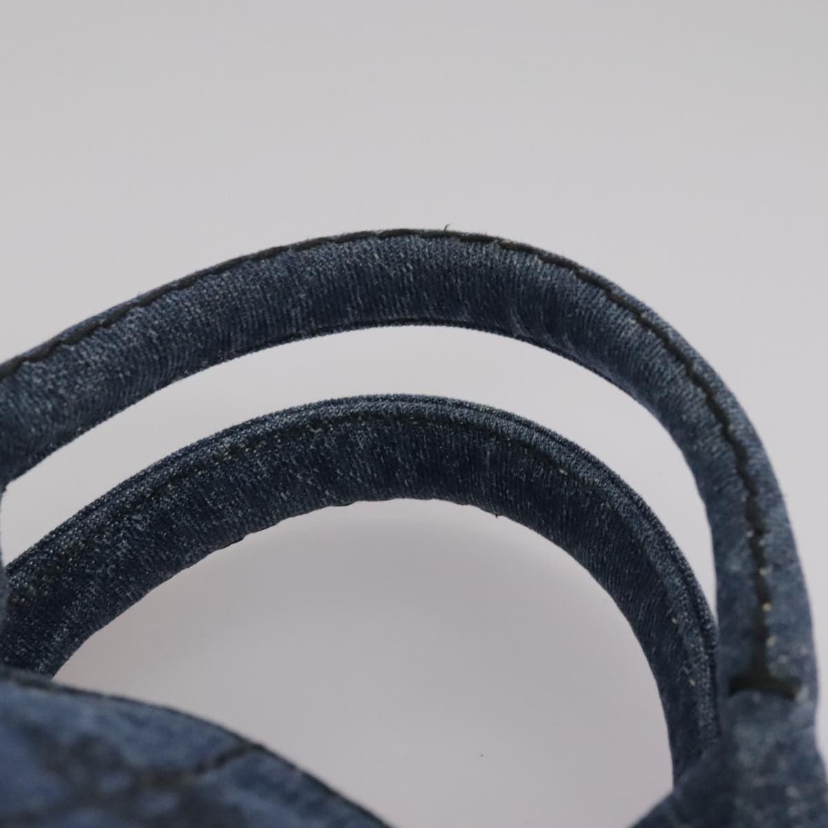Prada Canapa Navy Denim - Jeans Handbag (Pre-Owned) Size ONE SIZE - 6 Thumbnail