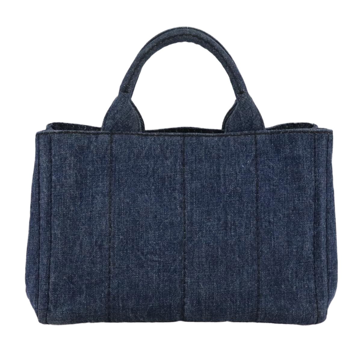 Prada Canapa Navy Denim - Jeans Handbag (Pre-Owned) Size ONE SIZE - 2 Thumbnail