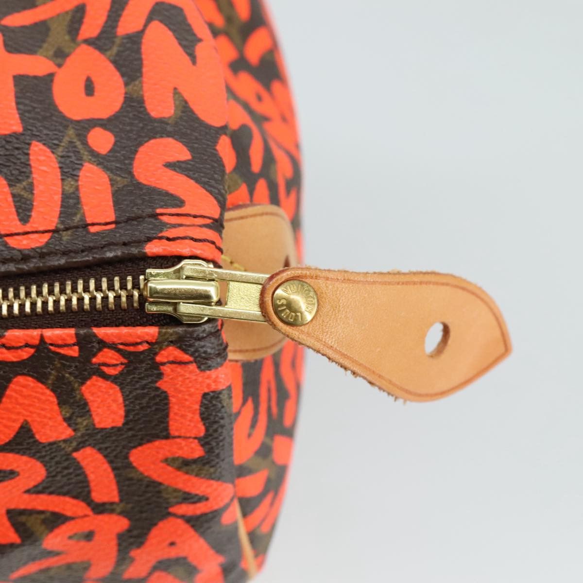 Louis Vuitton Speedy 30 Orange Canvas Handbag (Pre-Owned) Size ONE SIZE - 12 Thumbnail