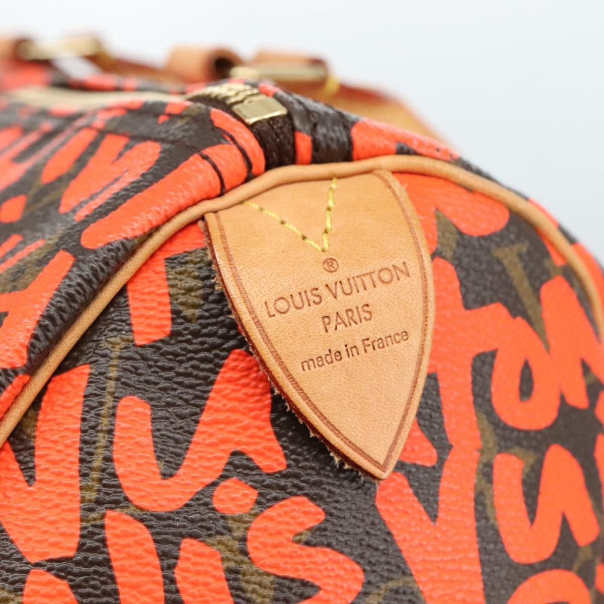 Louis Vuitton Speedy 30 Orange Canvas Handbag (Pre-Owned) Size ONE SIZE - 18 Thumbnail